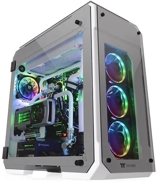 Корпус ATX Thermaltake View 71 TG, Full-Tower, без БП,  белый [ca-1i7-00f6wn-00]